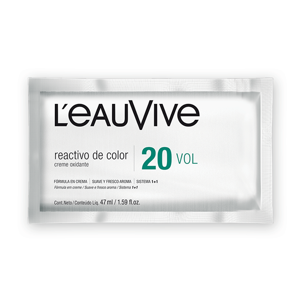 Reactivo de color #Fórmula en crema con suave y fresco aroma. Sistema 1+1.